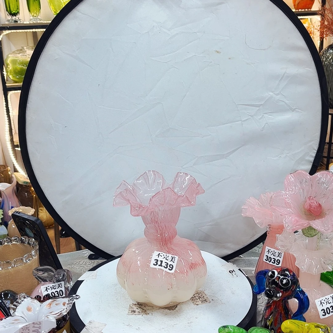 3139 家悦美居琉璃摆件不完美