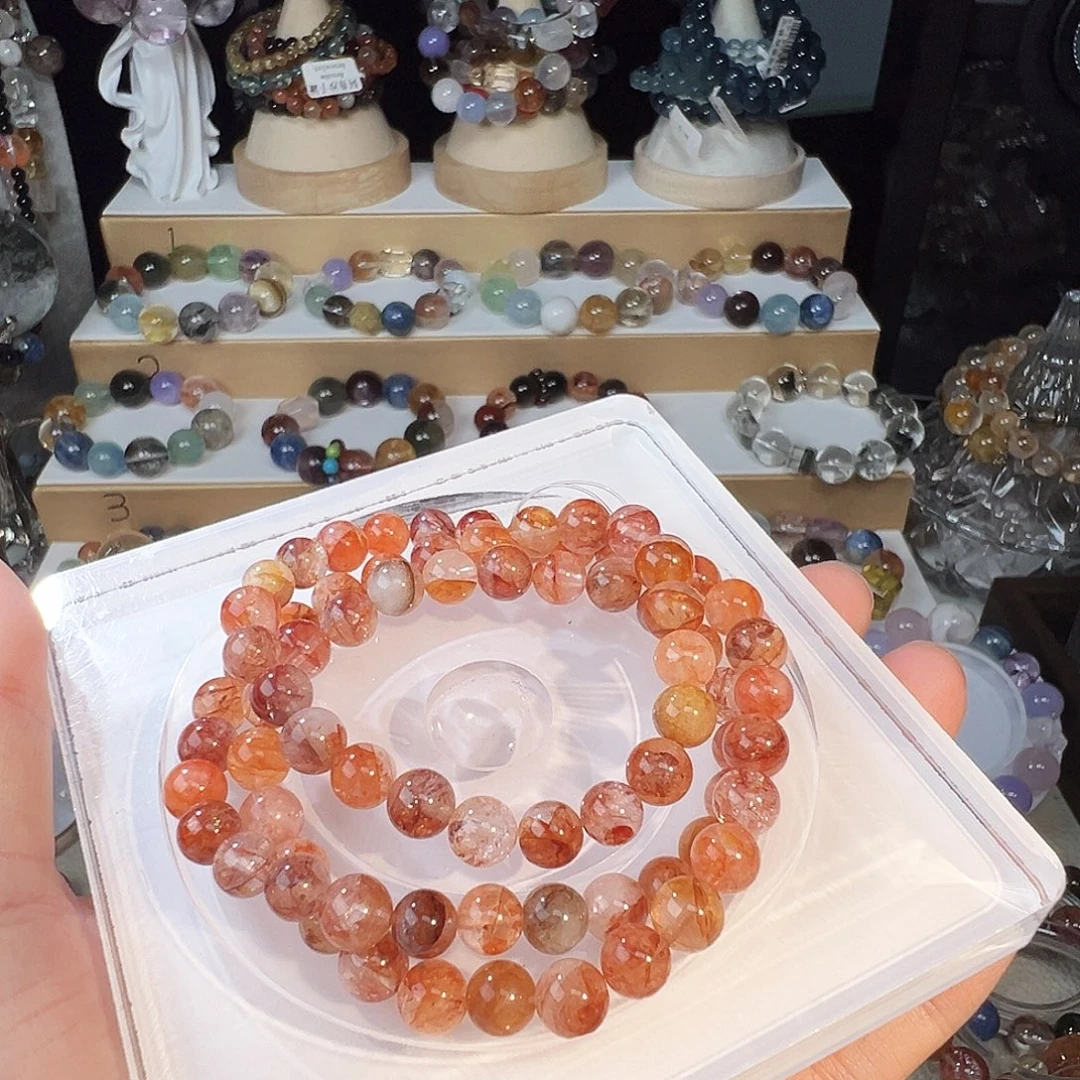 非金属红胶花三圈