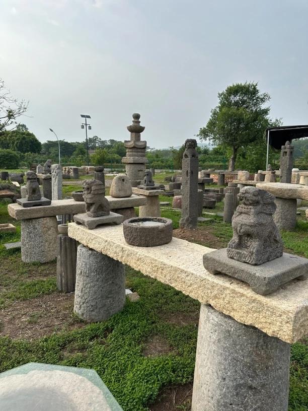 小石狮子 火山岩复古