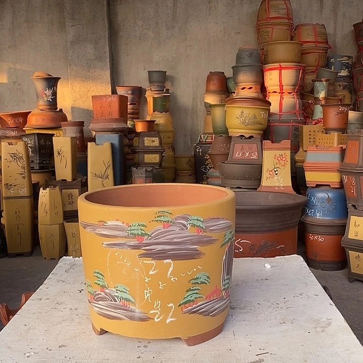 紫砂花盆紫砂花盆