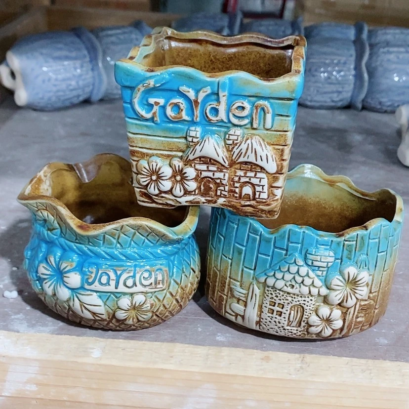 【闪购商品】陶瓷陶瓷花盆，多肉花盆