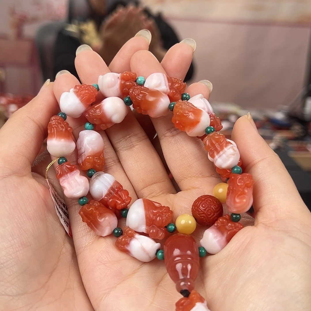 南红玛瑙未镶嵌手持