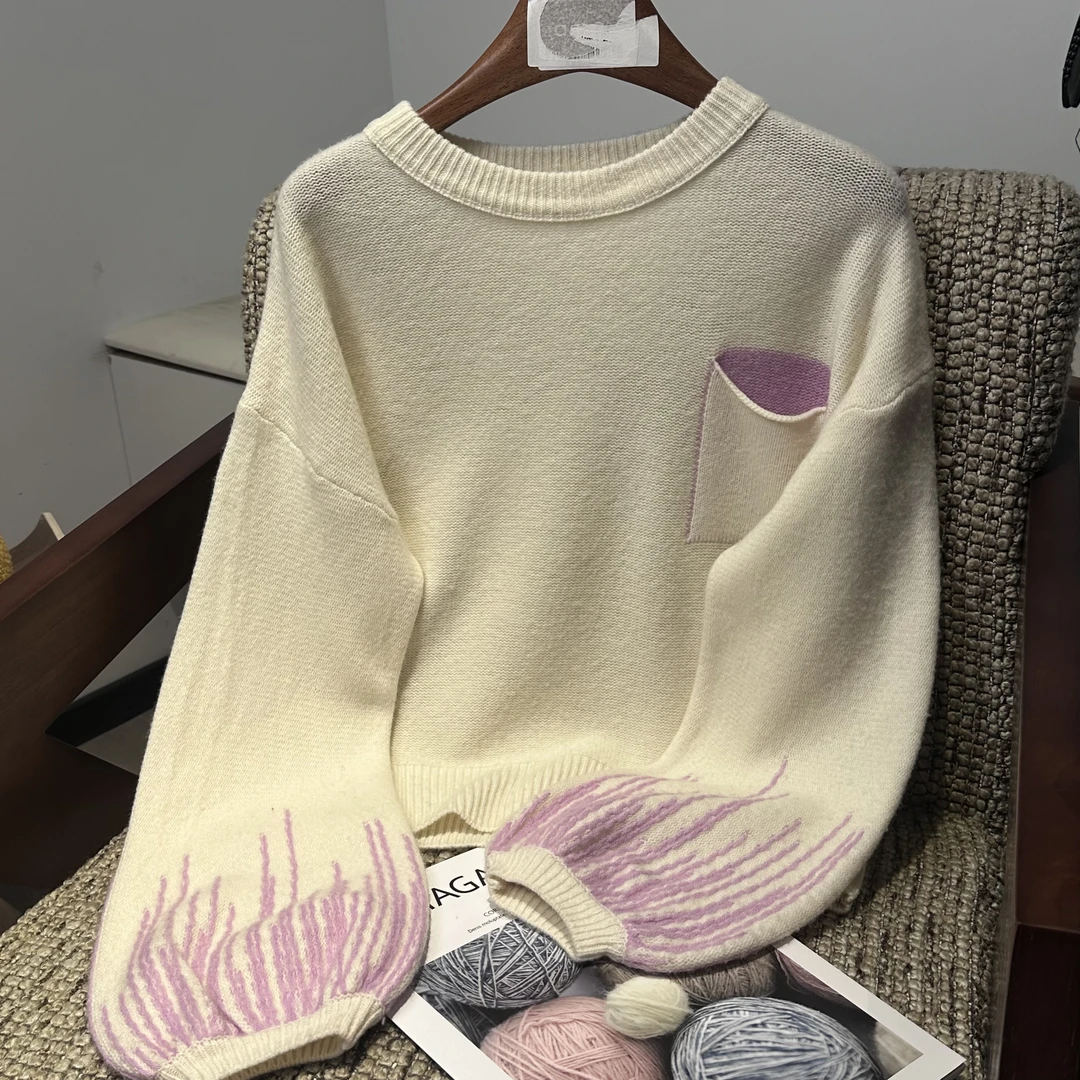 时尚百搭毛针织衫WH-D72