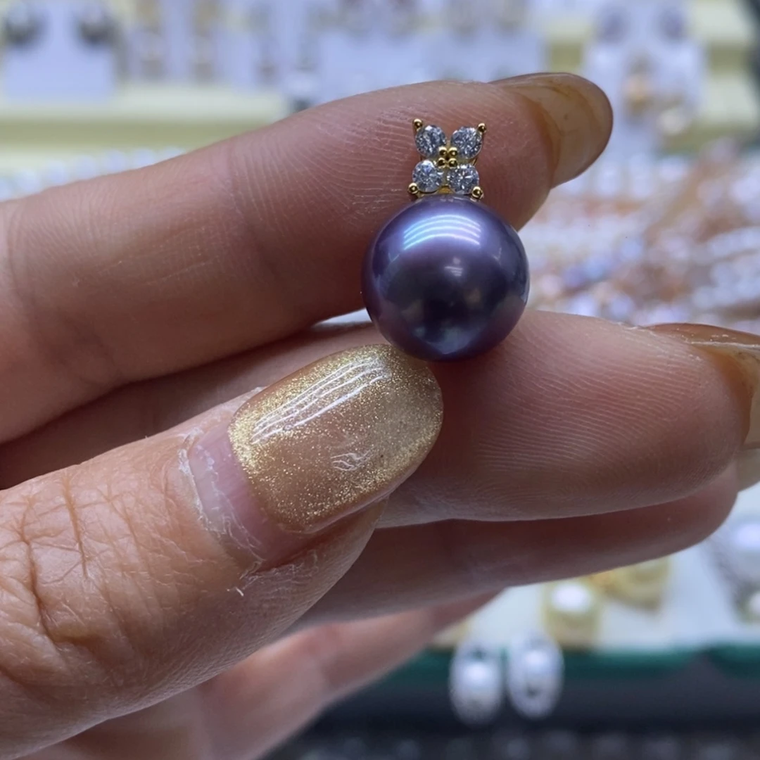 【闪购商品】淡水珍珠颈饰银S925镶嵌