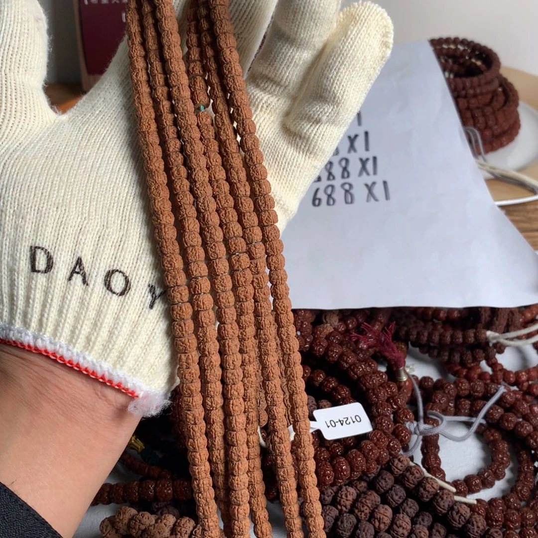 金刚菩提吊坠局部黄7mm龙切一代龙