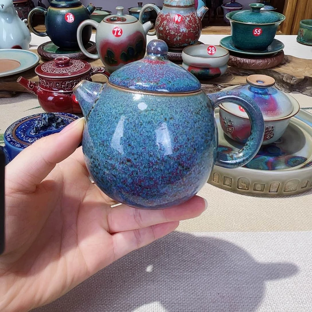 壶禹州钧瓷艺术作品