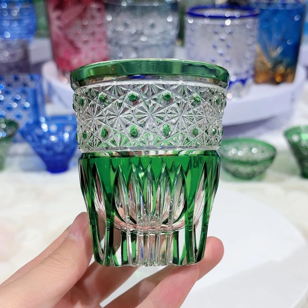 水晶杯水晶花瓶果盘通宝工艺品