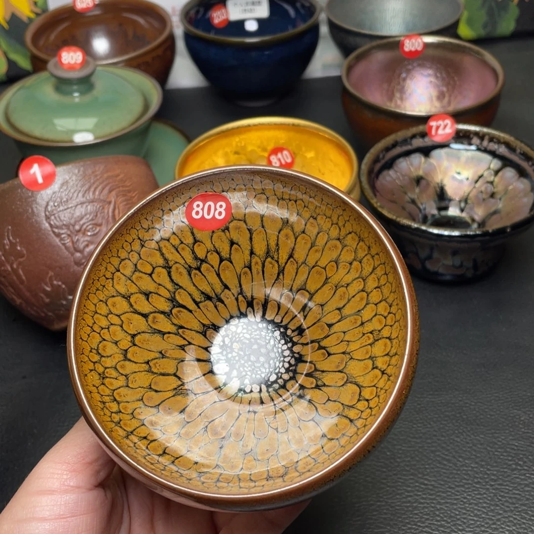 夜***哥茶盏808 建窑建盏茶盏