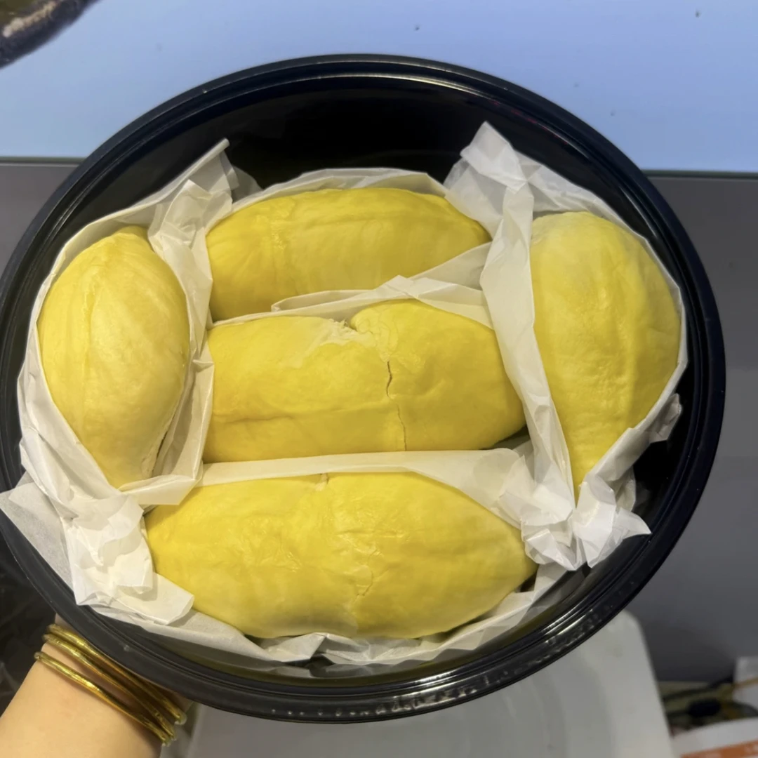 【一物一拍】新鲜泰国整果树熟空运金枕榴莲1-2斤（果核小）泰国金枕榴莲同城配金枕泰国