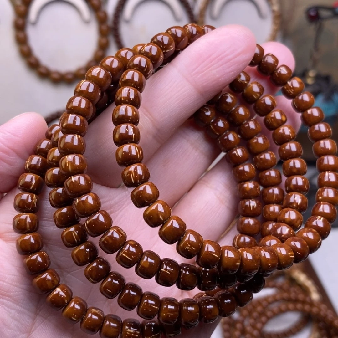 尬***克紫金鼠手串精工鼠尖纯肉75脖挂高油密精品