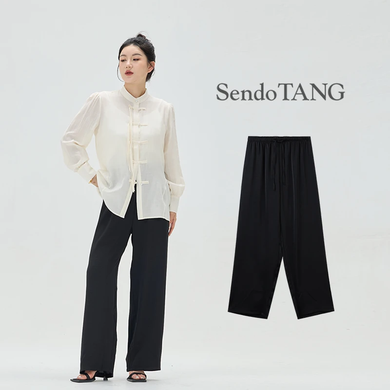 【知书达礼】胖多微胖大码女装设计夏季时尚宽松显瘦胖妹妹高腰裤子