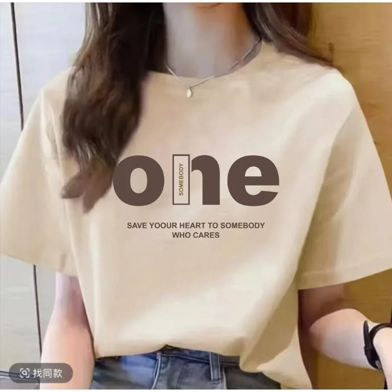 【宠粉福利】W上新女款时尚休闲百搭夏季潮流春夏t恤圆领显瘦短袖