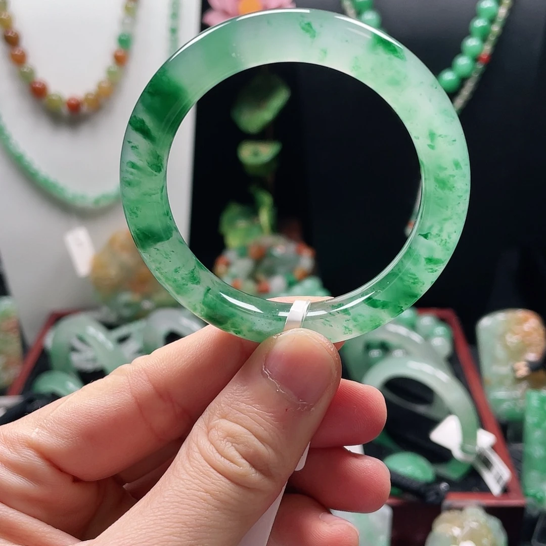 石英质玉未镶嵌手镯5152