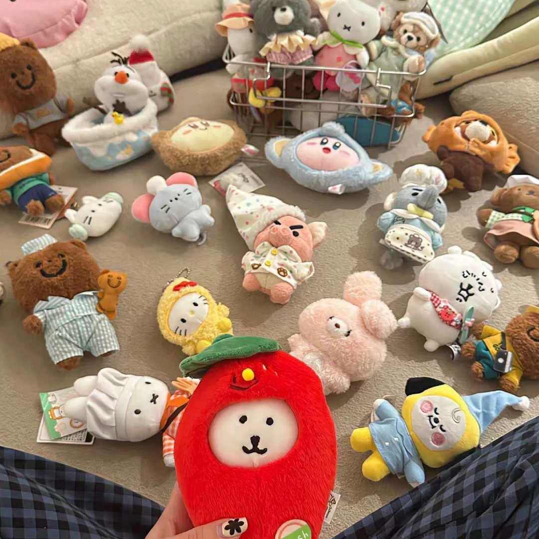 2号兔子家广东高品质清仓毛绒娃衣钥匙扣包包挂件101-110编码