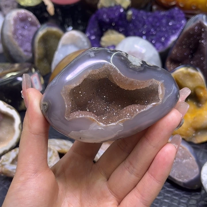 水晶珠宝半成品未镶嵌红软啵啵钱袋子