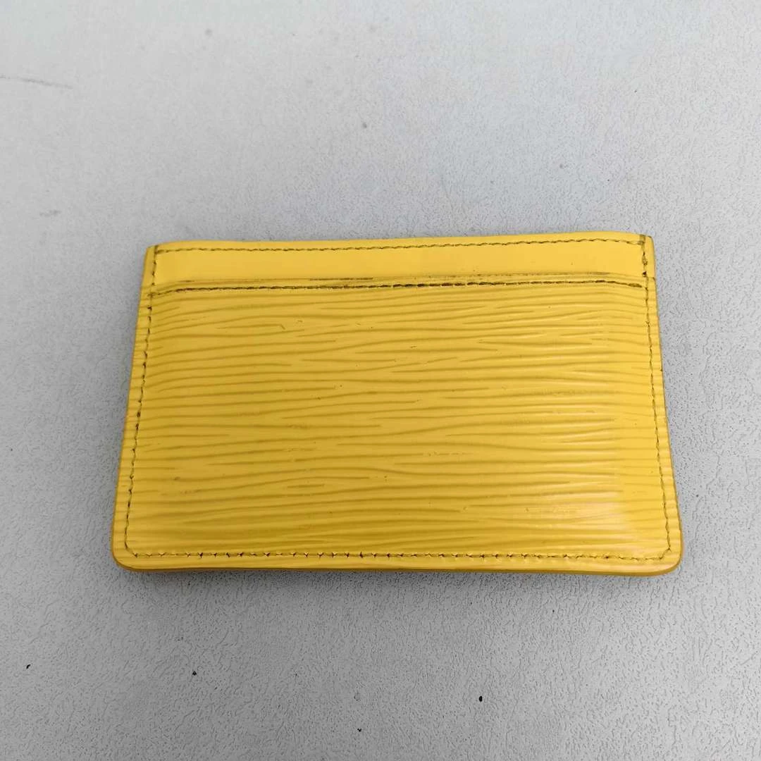 95新 LouisVuitton/路易威登 LV水波纹卡包黄色  12798725