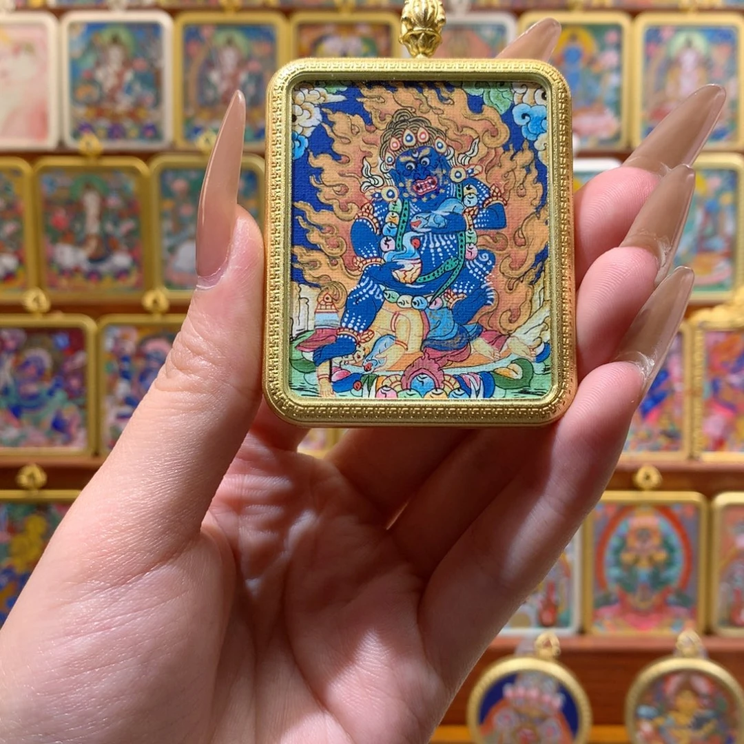 吊坠般若唐卡非遗传承