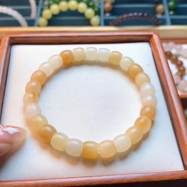 和田玉未镶嵌手链