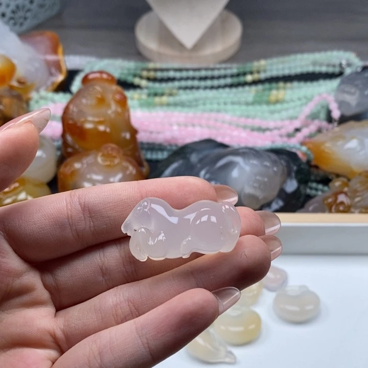 玛瑙/玉髓合金颈饰玛瑙