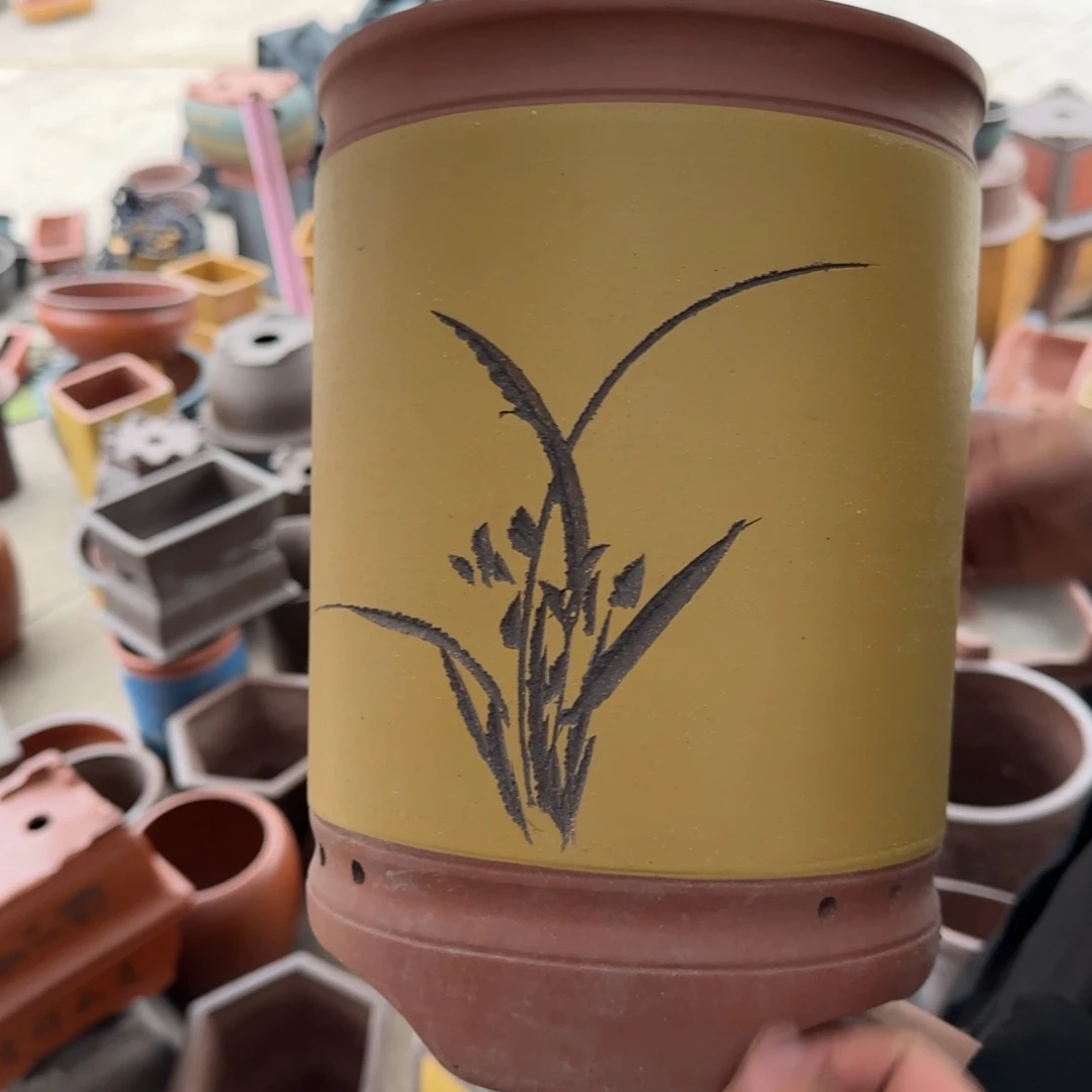 花盆紫砂口径17.22口径