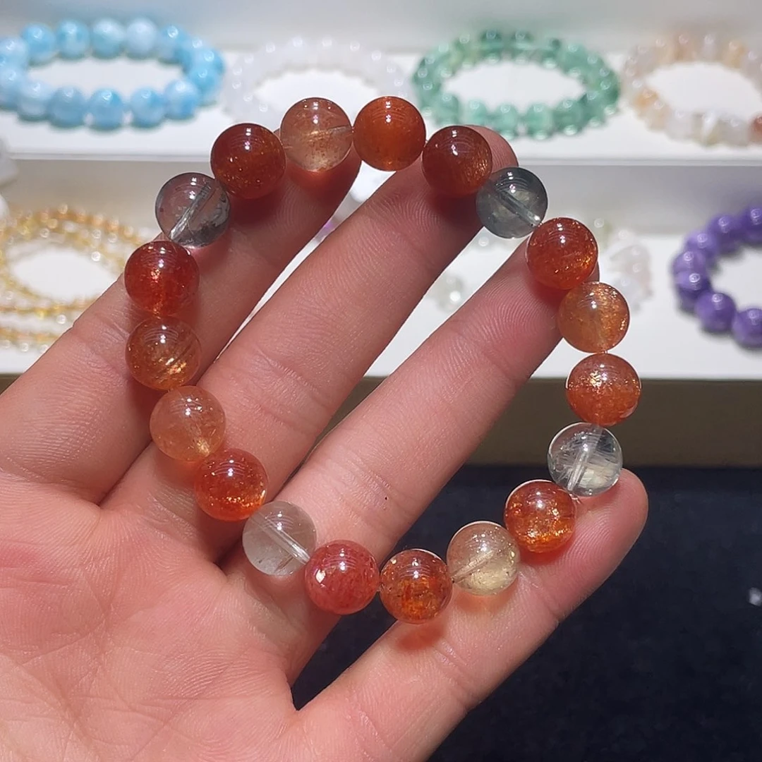 长石手链未镶嵌阿鲁沙10.7