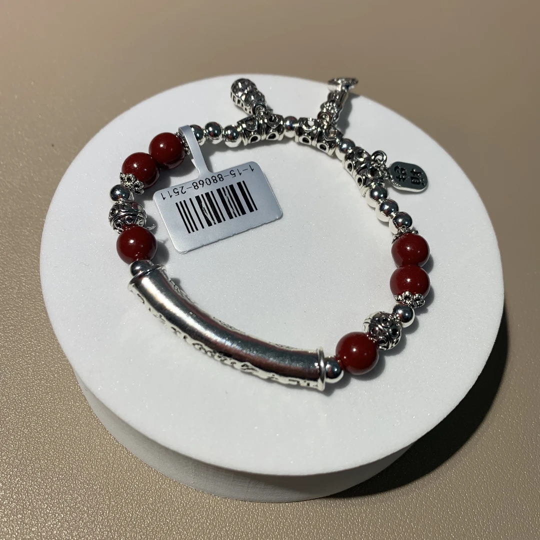 钨合金手链 2511【弯管纳福】DIY设计定制手链