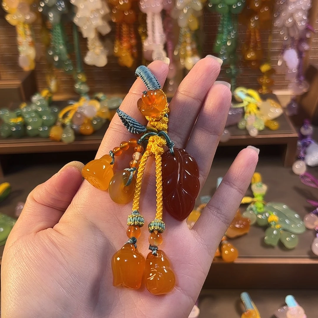 玛瑙/玉髓未镶嵌车挂