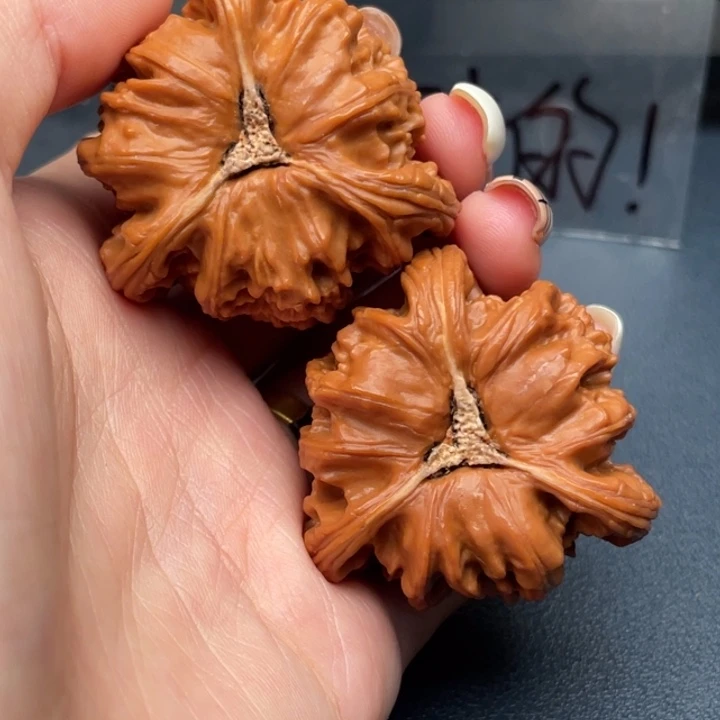 2***活文玩核桃吊坠白狮子