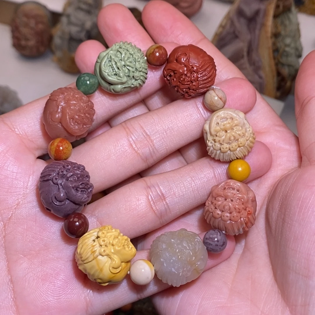 石英质玉（阿拉善玉）未镶嵌手链