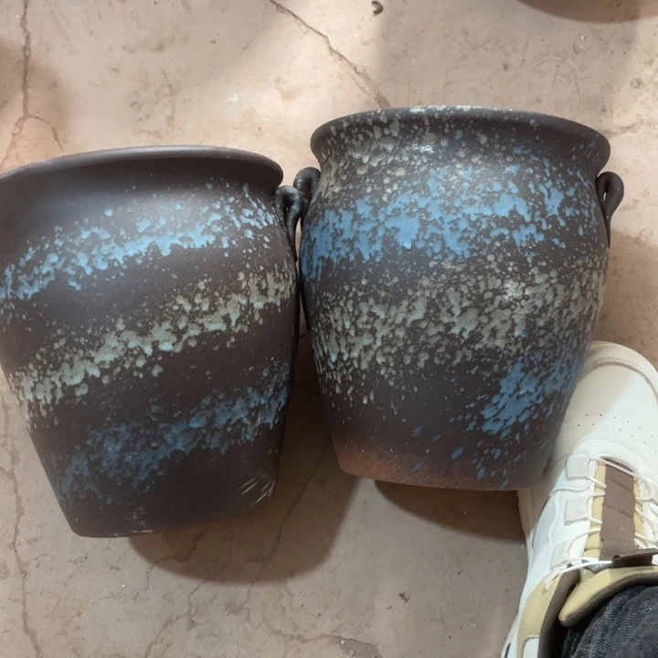 花盆紫砂口径19高度21两只正品