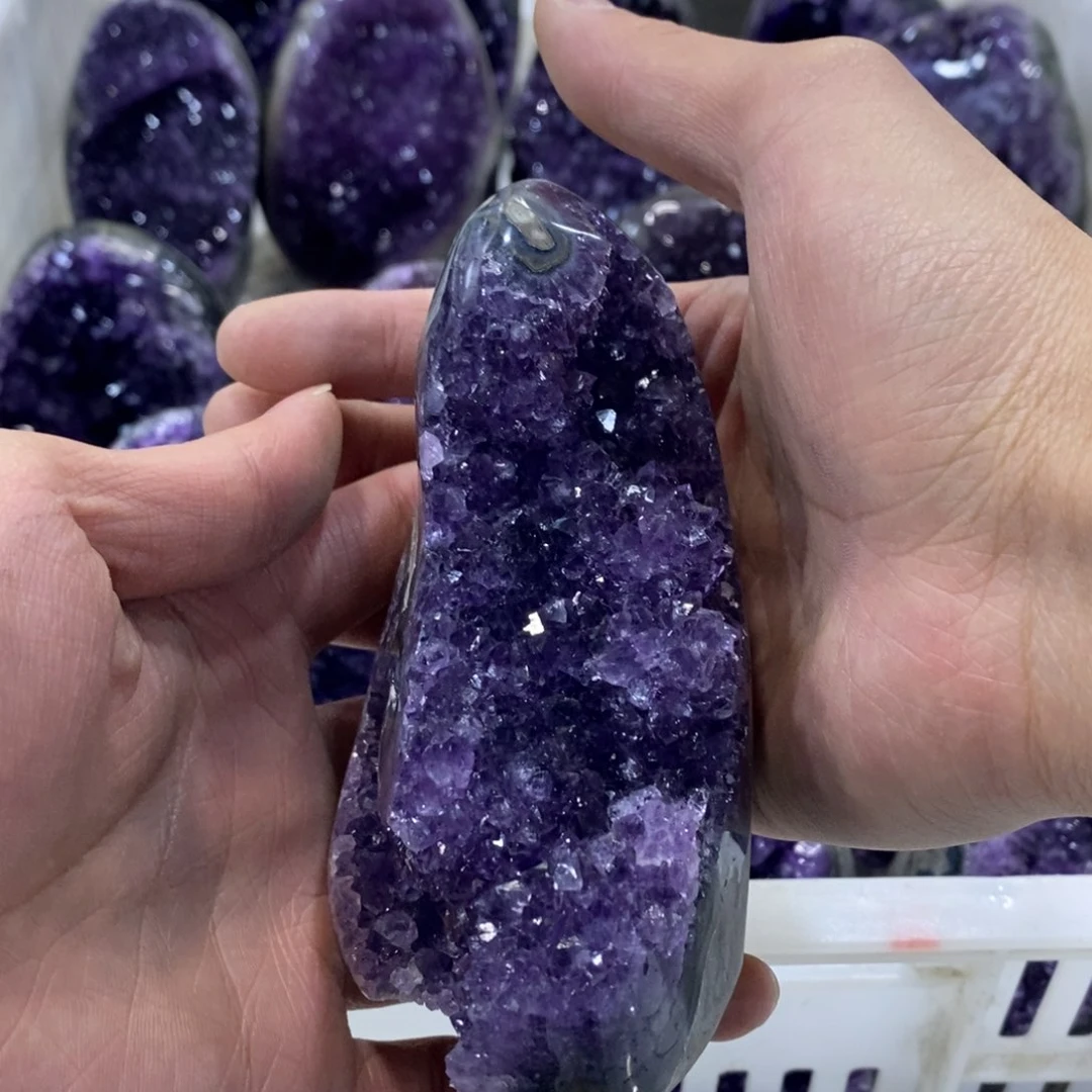 紫晶摆件摆件未镶嵌
