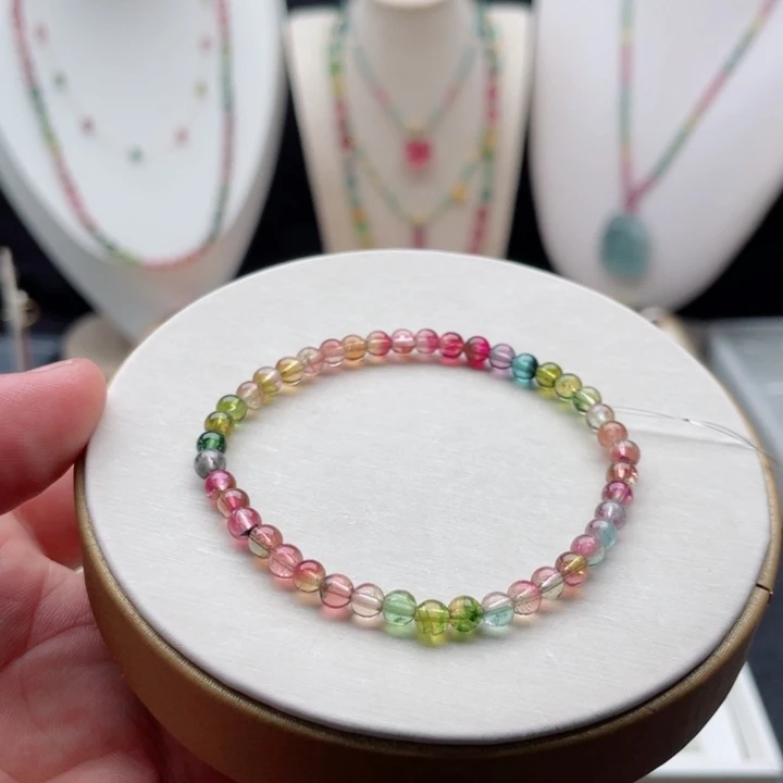 未镶嵌手链碧玺碧玺手链