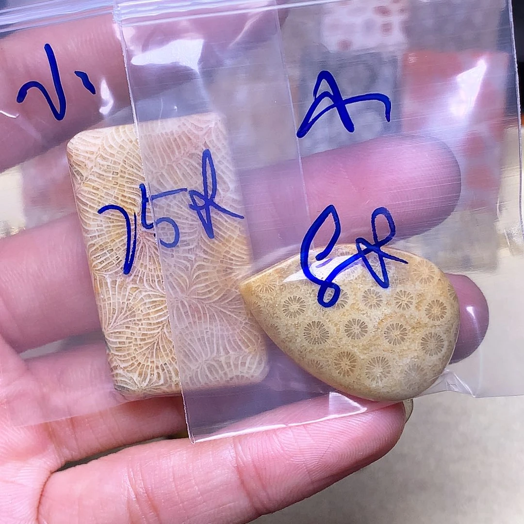 硅化玉珠宝奇石合金小*～