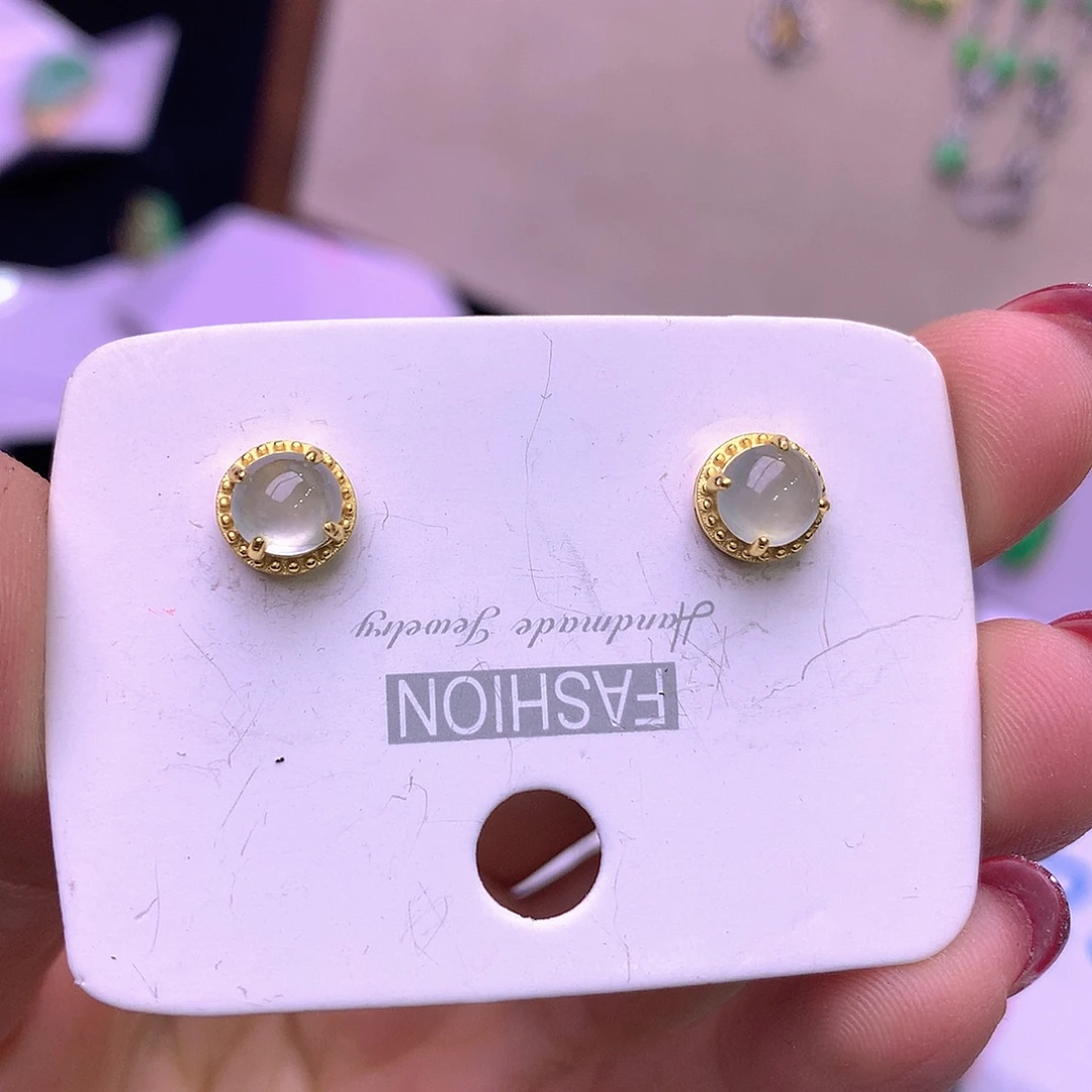 翡翠银S925镶嵌戒指012