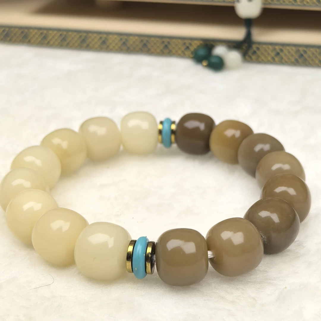 合金木质手链 精工干磨菩提手串