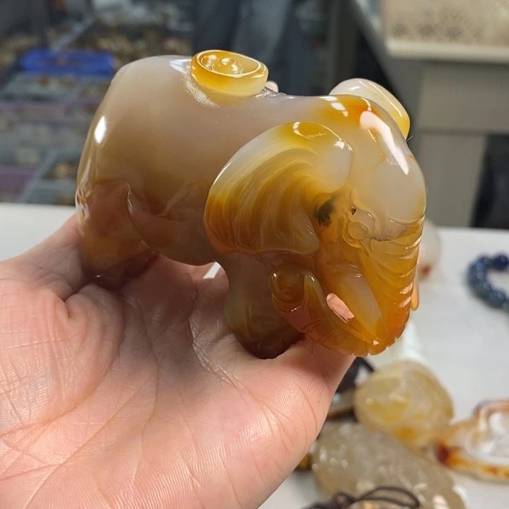 玛瑙/玉髓吊坠(不含链)未镶嵌