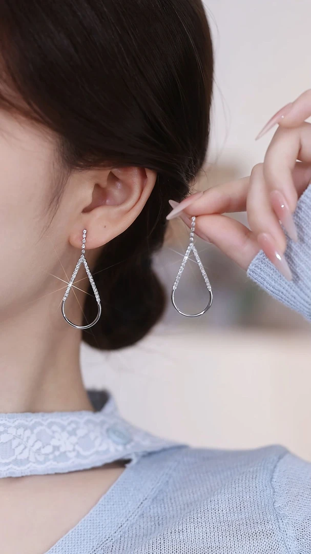 【佳人】法式耳饰轻奢少女甜美温柔简约设计感ES377