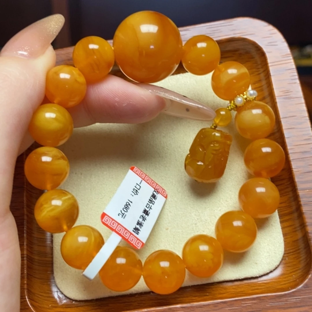 【闪购商品】蜜蜡手链未镶嵌手串