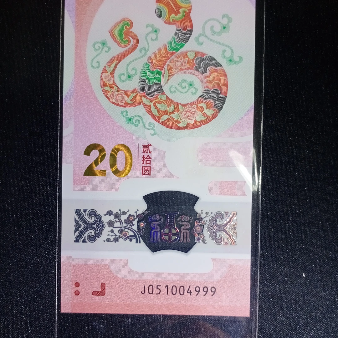 【25年蛇钞】051004999             258