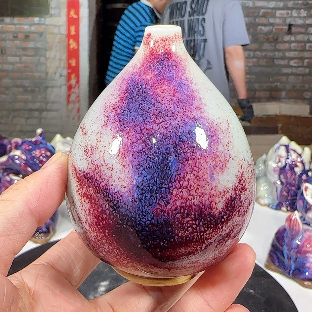 摆件玉中钧窑煤窑作品