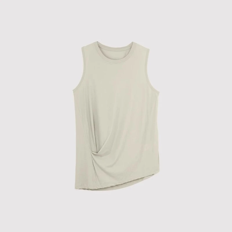 【茉舍】YEARLY PLAN 纱轻解构感上衣立体剪裁T恤P5BTOP2569-600