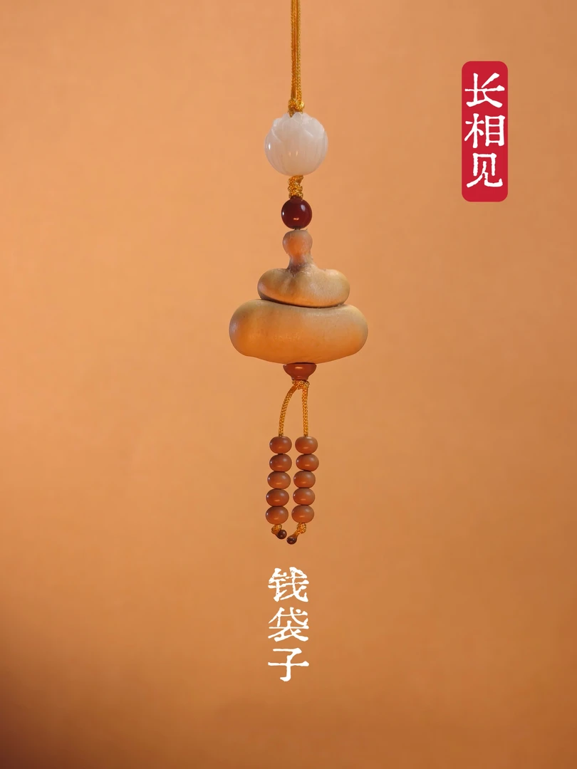 钱袋子天然葫芦手机钥匙手工挂件