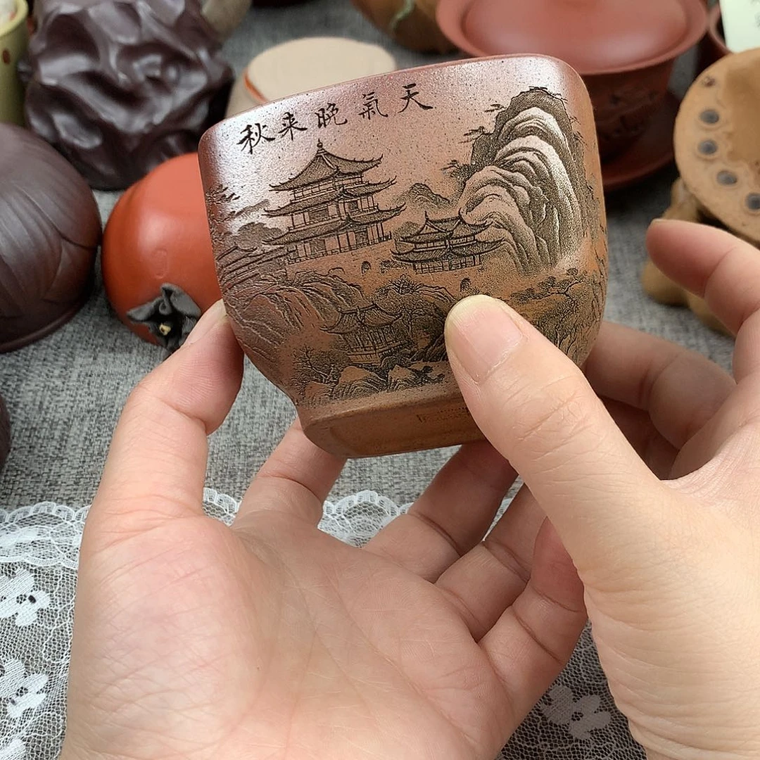 茶杯紫砂高端主人杯