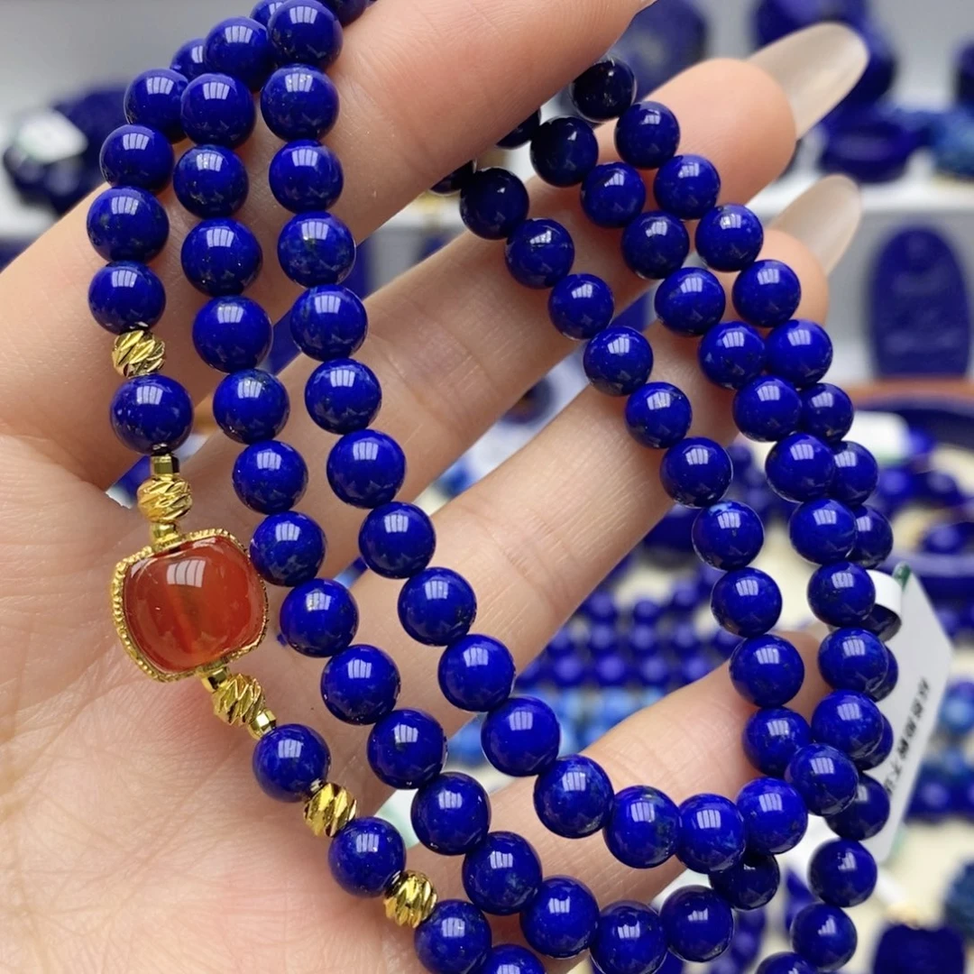 青金石未镶嵌手链