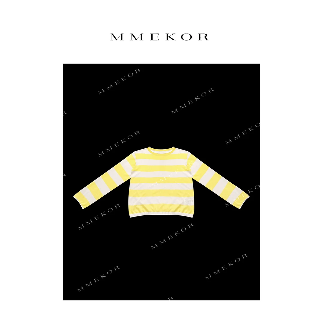 MMEKOR“热带季风”T恤 2025新款活力常青藤百搭长袖 89912