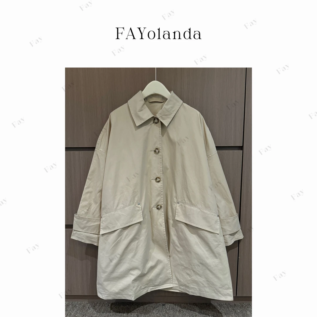 FAY | 可驾驭中长风衣外套（1H02961）