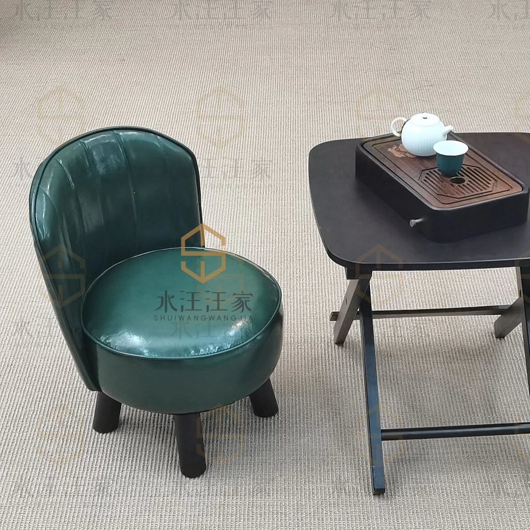 【贝壳旋转椅】实木旋转小沙发客厅家用创意简约桌椅阳台北欧