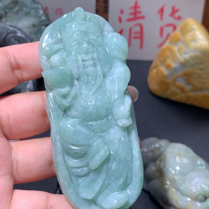 翡翠未镶嵌颈饰保真天然A货翡翠