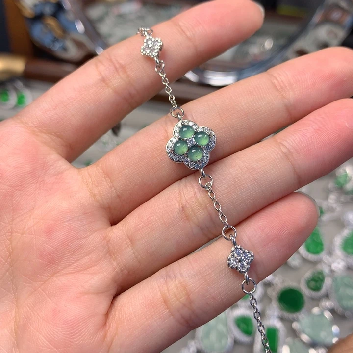 翡翠未镶嵌手链手链