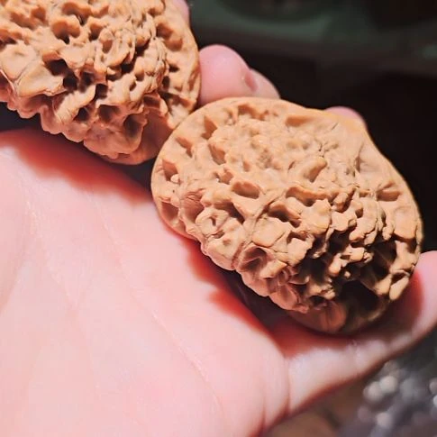 芮***千吊坠文玩核桃52龙鼎